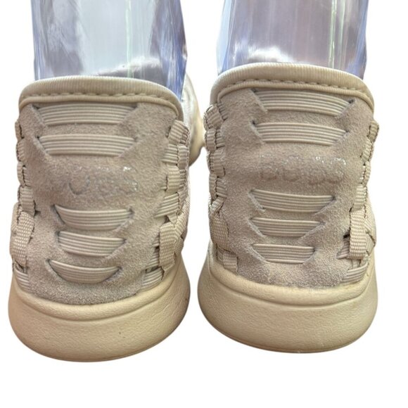 BOBS from Skechers Woven Womens Flats Shoes Cream Size 8 Nice Condition - Picture 5 of 10